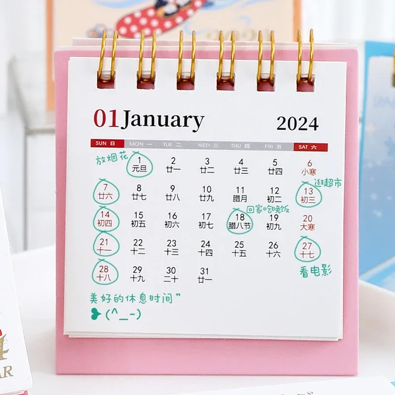 2024 Микки и Минни-Маус из мультфильма милое настольное украшение Портативные