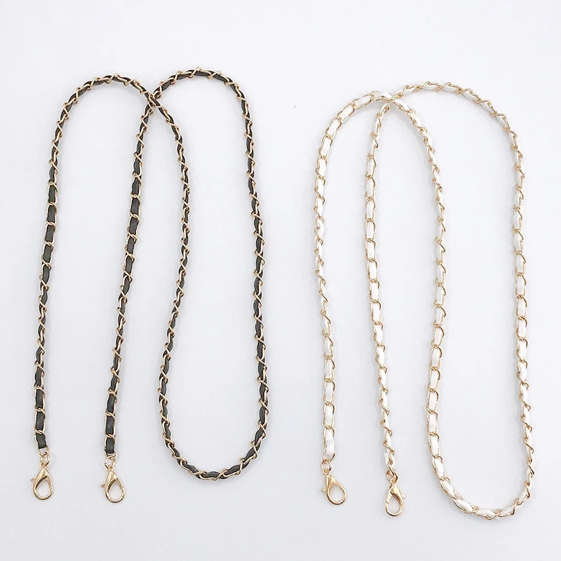 

Women Bag Parts Accessories Bags Chains leather Belt Hardware Handbag Accessory Alloy Bag Chain Strap for Women Bags Belt Straps