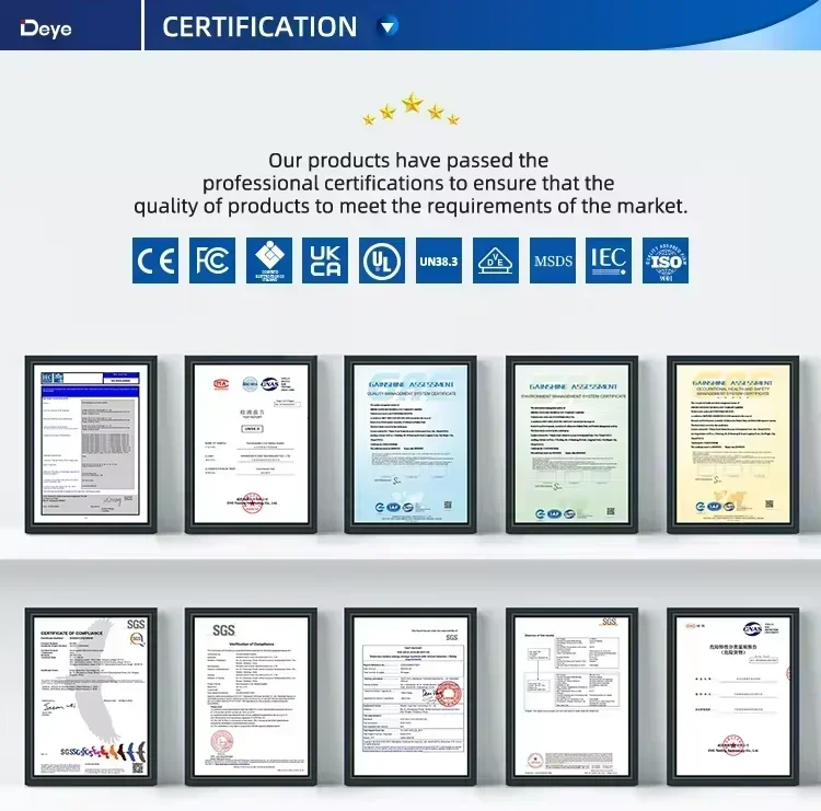 Гибридный инвертор Deye 10 кВт 12 20 трехфазный 2 МПТ низковольтный аккумулятор