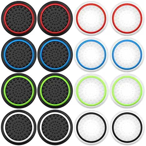 

4PCS Thumb Stick Grips Caps For PS4 Pro Slim Silicone Analog Thumbstick Grips Cover For Xbox PS3 PS4 Accessories