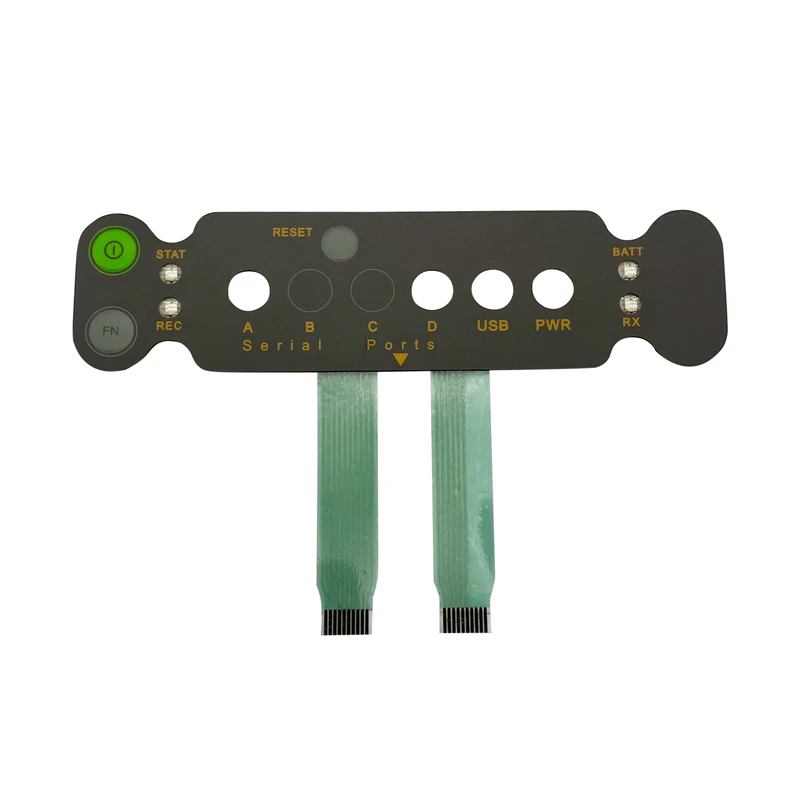 Серая Передняя панель Hiper Minter для GPS RTK GNSS мембранная цепь с двумя плоскими