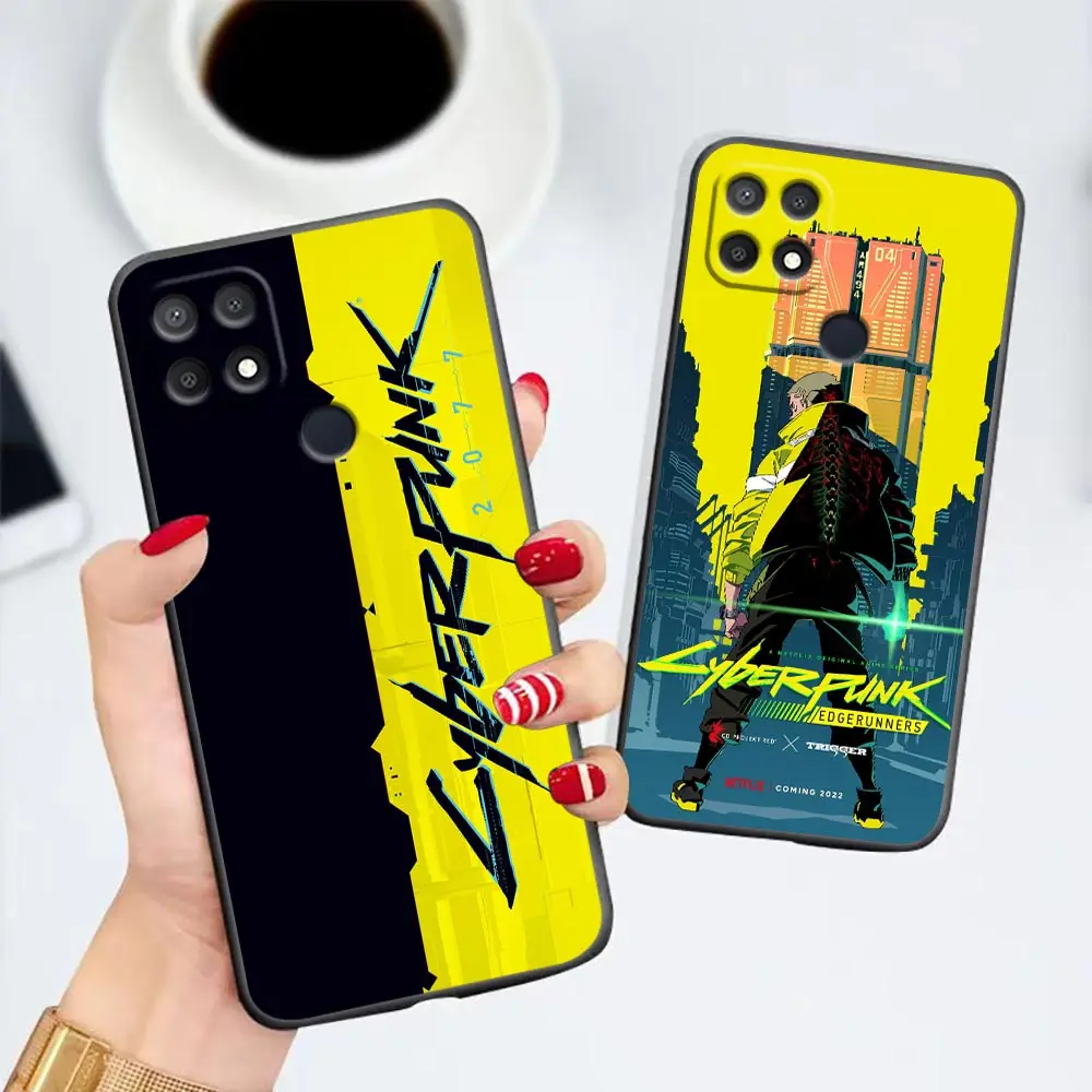 

Funda Para Case For OPPO A15 A16 A39 A54 A71 A74 A77 A83 A92 A94 F11 F9 FIND X X2 X3 PRO Case Capa Popular Games C-Cyberpunkes-s