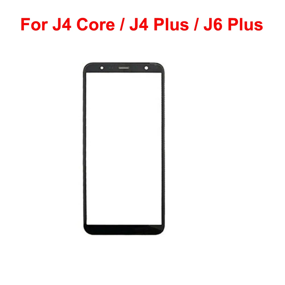 10 шт./лот для Samsung Galaxy J4 Core J410 Plus J415 J6 J610 Сенсорная панель стеклянный объектив