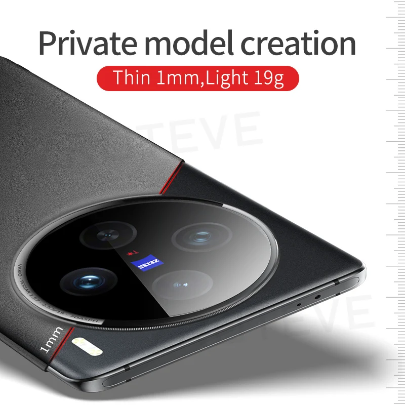 Чехол ZROTEVE для VivoX100 ультратонкий жесткий матовый чехол из ПК Vivo X100 X90 Pro Plus VivoX90 X 100