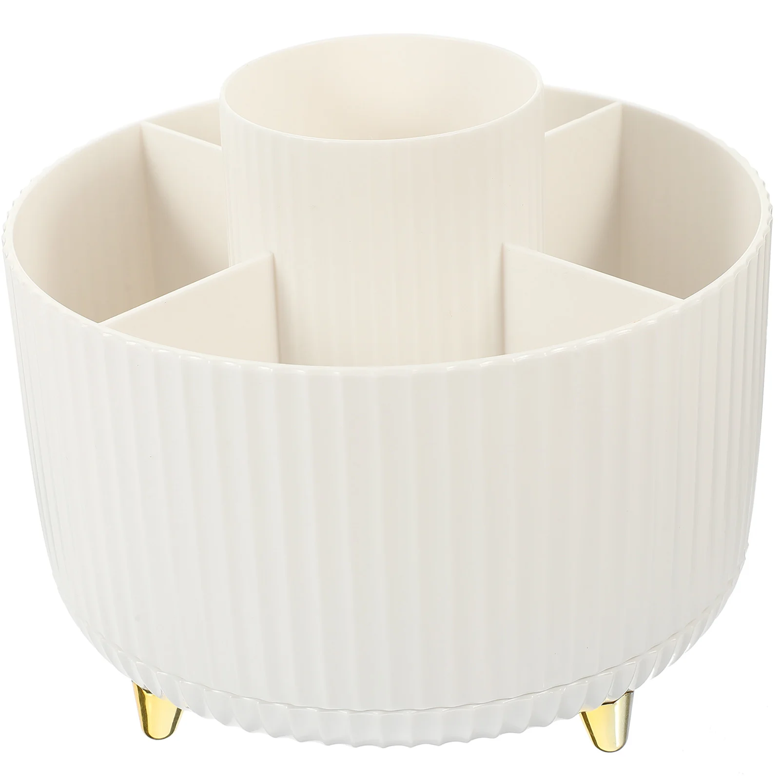 

Stationery Makeup Storage Box Office Plastic Container Rotating Desk Organizers Tabletop Pen Holder