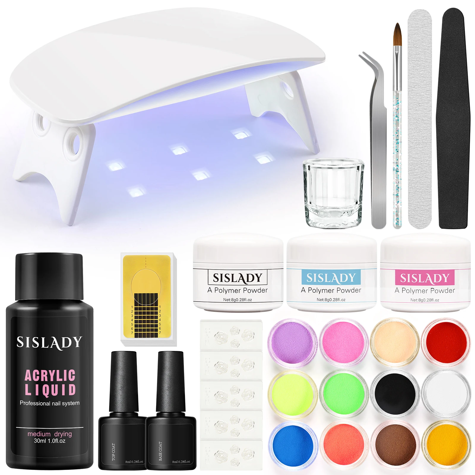 

Набор инструментов для дизайна ногтей набор акриловых ногтей маникюрный акриловый блестящий порошок накладные ногти для наращивания ногт...