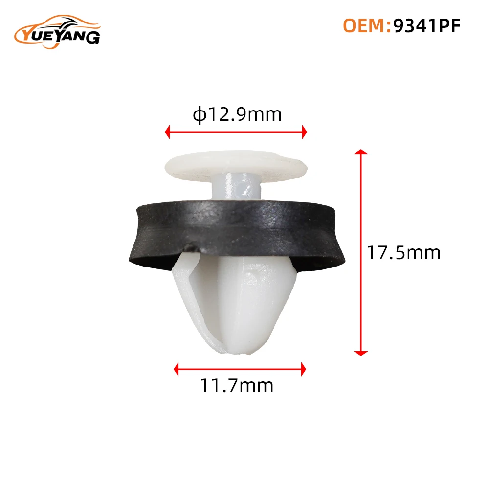 Фото Зажим для бампера YUEYANG 9341PF для Citroen C3 C4 Picasso Peugeot 307, автомобильные аксессуары 6991Y8/1622750380/1612108380/7703077469/8201112 №2