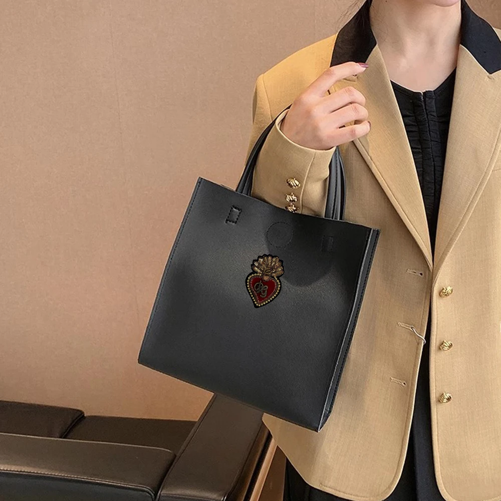 2 шт. модные вышитые бисером блестки сердце корона Женская Вышивка куртка платье