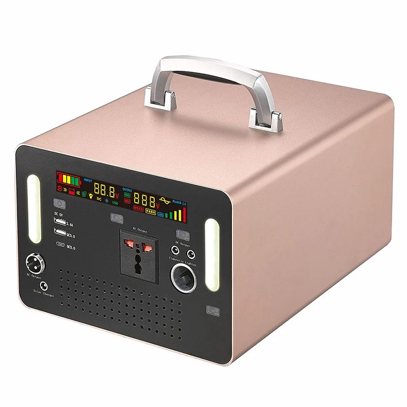 

Портативная зарядная станция с USB-портами, 300/500/1000 Вт
