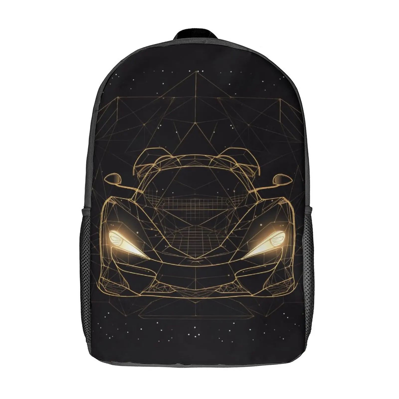 

Fantastic Sports Car Backpack Astro Geometry Minimalist Art Camping Backpacks Women Men Funny School Bags Breathable Rucksack