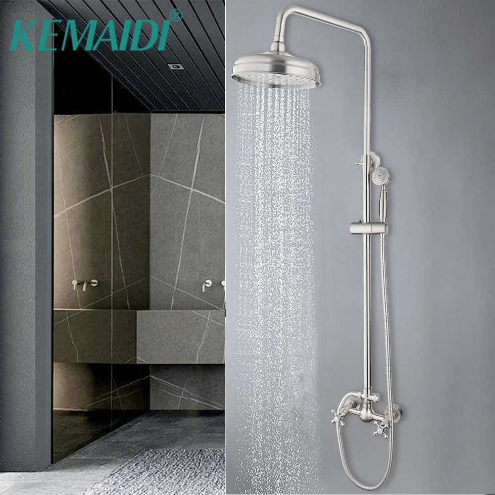 Shower Faucet Solid Brass Shower Mixer Rain Waterfall Shower