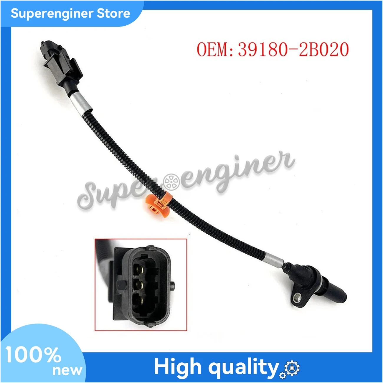 Новый Датчик положения коленчатого вала 39180-2B020 для Kia Rio 2012-2017 Soul L4 1.6L 39180 2B020
