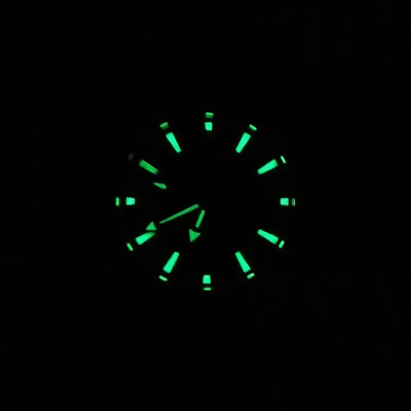 Mod 31mm Green Luminous 369 Number Sterile Watch Dial with Hand Fit for NH35 NH36 Movement Sea 600 Watch