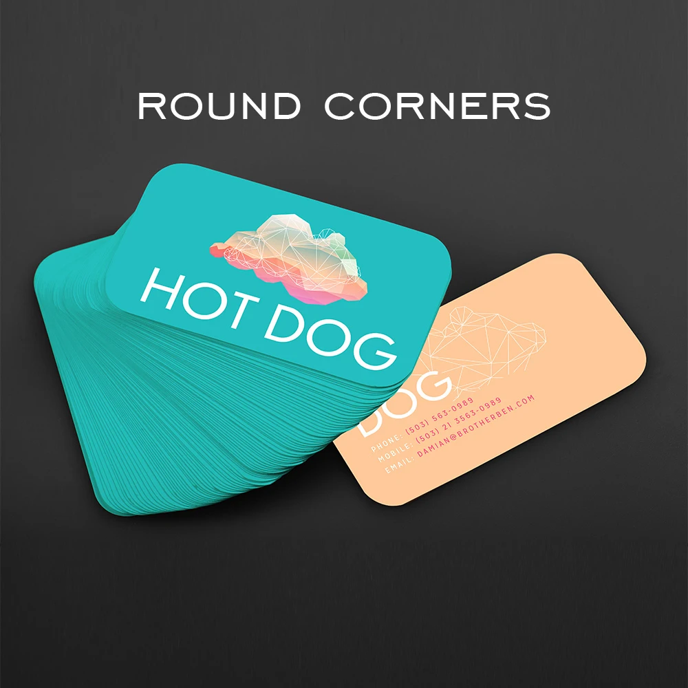 Двусторонний пригласительный билет приветствие лояльности полноцветный