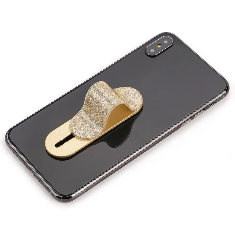 

U-shaped Universal Cell Phone Grip Stand Mini Back Sticker Finger Ring Holder New Magic Monile Phone Stand For Xiaomi Iphone