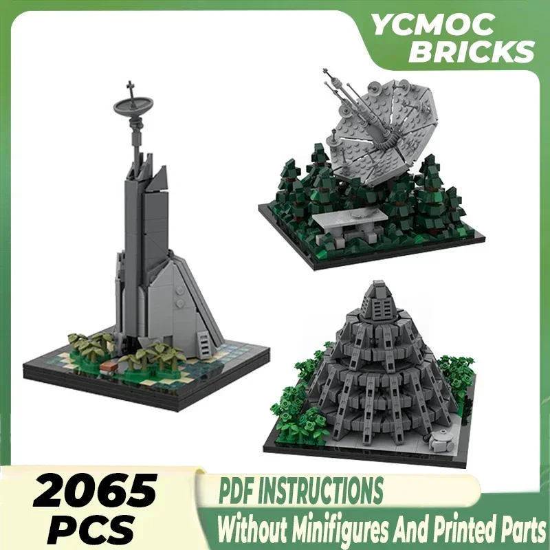 Звездная Модель Фильма Moc Строительные Кирпичи Лесной Арстан База Технология