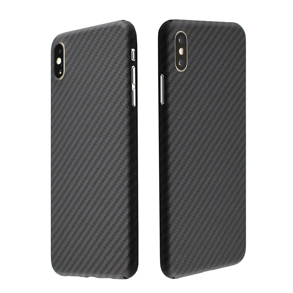 

Carbon Real Pure Carbon Fiber Phone Case For Iphone Xs Max Ultra-thin Anti-fall Business Cover Case I X Xs Xr Aramid Shell Sale