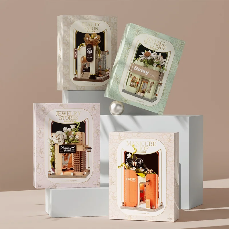 Вид на улицу дерево дизайн ногтей средневековый ювелирный магазин игра каждый