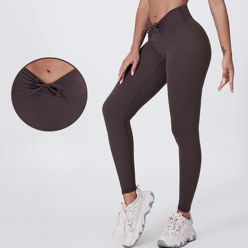 SHINBENE Women's Yoga Leggings High-waisted Hip Lift Exercise Fitness Pants Outdoor High-stretch