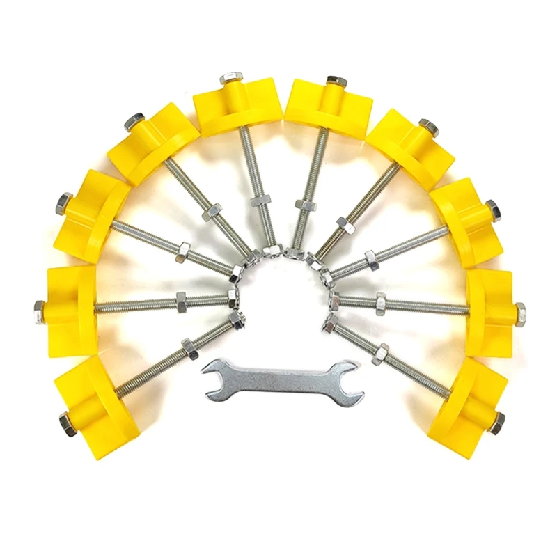 

Becornce 10x Выравнивающая плитка, Выравнивающая танкетка, система распорки для плитки, плоский керамический выравниватель для пола, стен, строи...