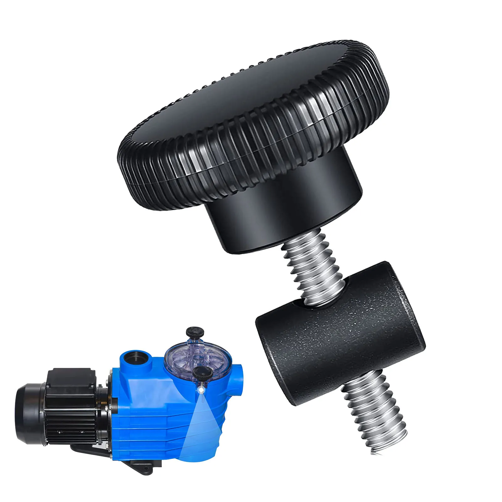 

Swivel Nut and Knob Kit SPX1600PN Swivel Knob and Nut Kit Swivel Nut and Knob for Swimming Pool Bathtub Pool Spa Super Pump