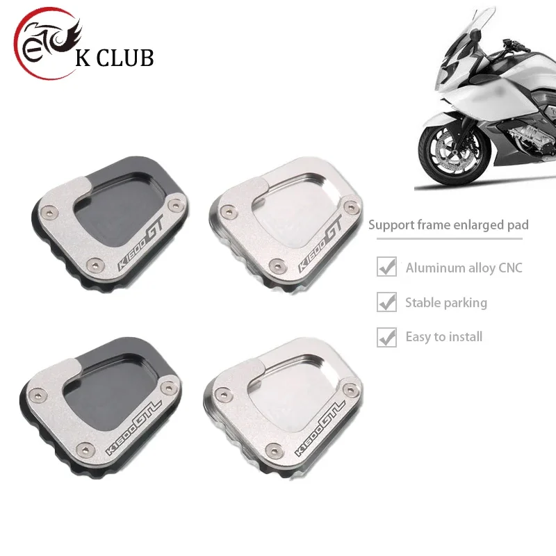 

For BMW K1600GT K1600GTL K 1600 GT GTL Motorcycle CNC Kickstand Foot Side Stand Extension Pad Support Plate Enlarge Stand