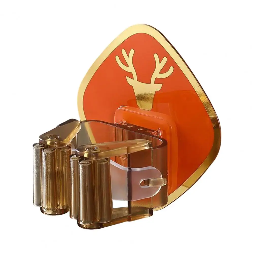 

Mop Hanger Sturdy ABS Heavy Duty Wall Mount Broom Hanger Bathroom Supplies Mop Holder Mop Storage Holder