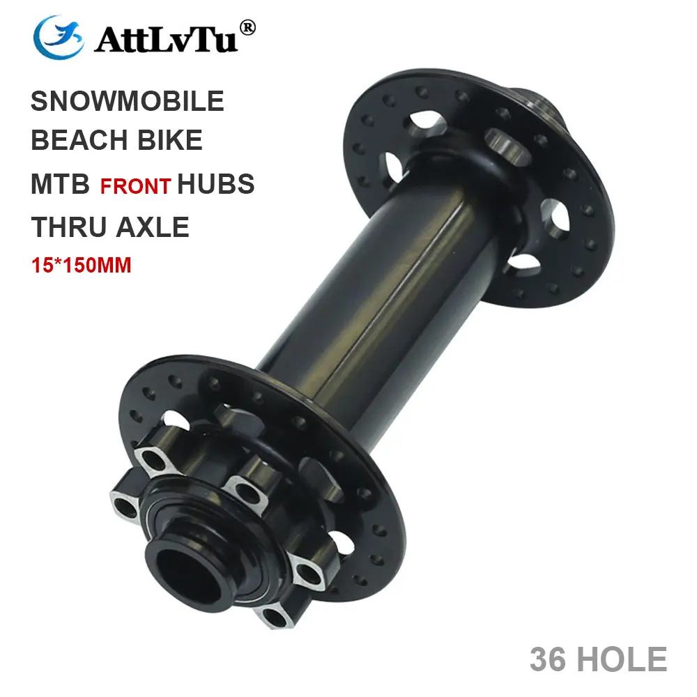 Купи AttLvTu Snowmobile Thru Axle Hub 15*150mm 36 Holes, Mountain Beach Bike Axle Skin Ball Shift Hub Snow Bike Axle Skin за 4,357 рублей в магазине AliExpress