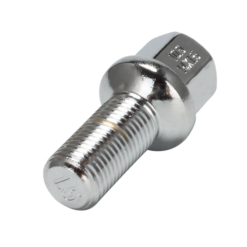 10 шт. хромированные шариковые гайки для крепления на колесо M1 5 28 мм хвостовик Porsche