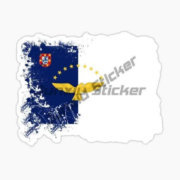 Фото Наклейка на автомобиль AZORES PORTUGAL, стильная, водонепроницаемая, самоклеящаяся, из винила, устойчивая к УФ-излучению. №5