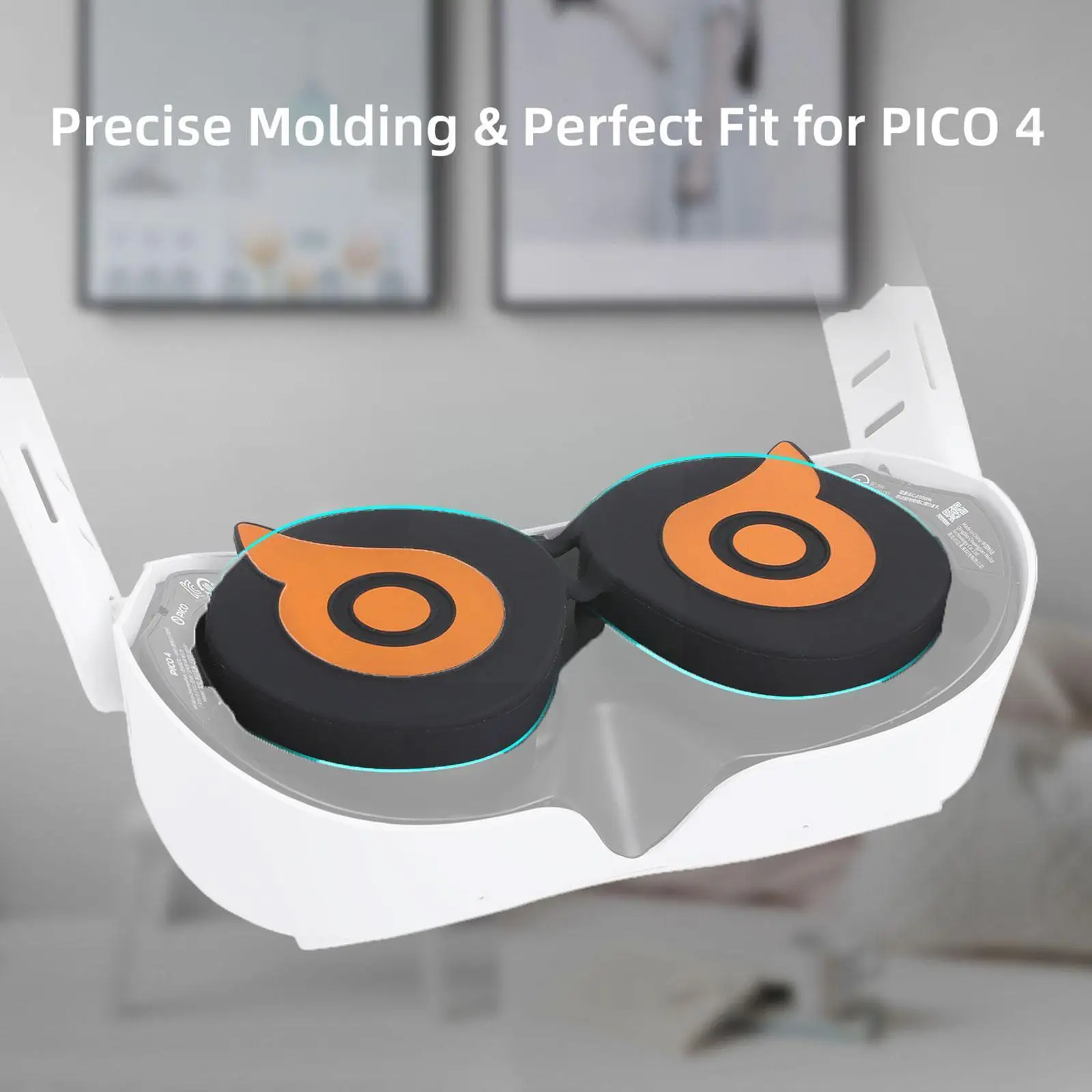 

Защитная крышка для объектива PICO 4 Owl, пылеочищающие очки VR, силиконовый защитный чехол для очков PICO4 VR, аксессуары для очков P4K0