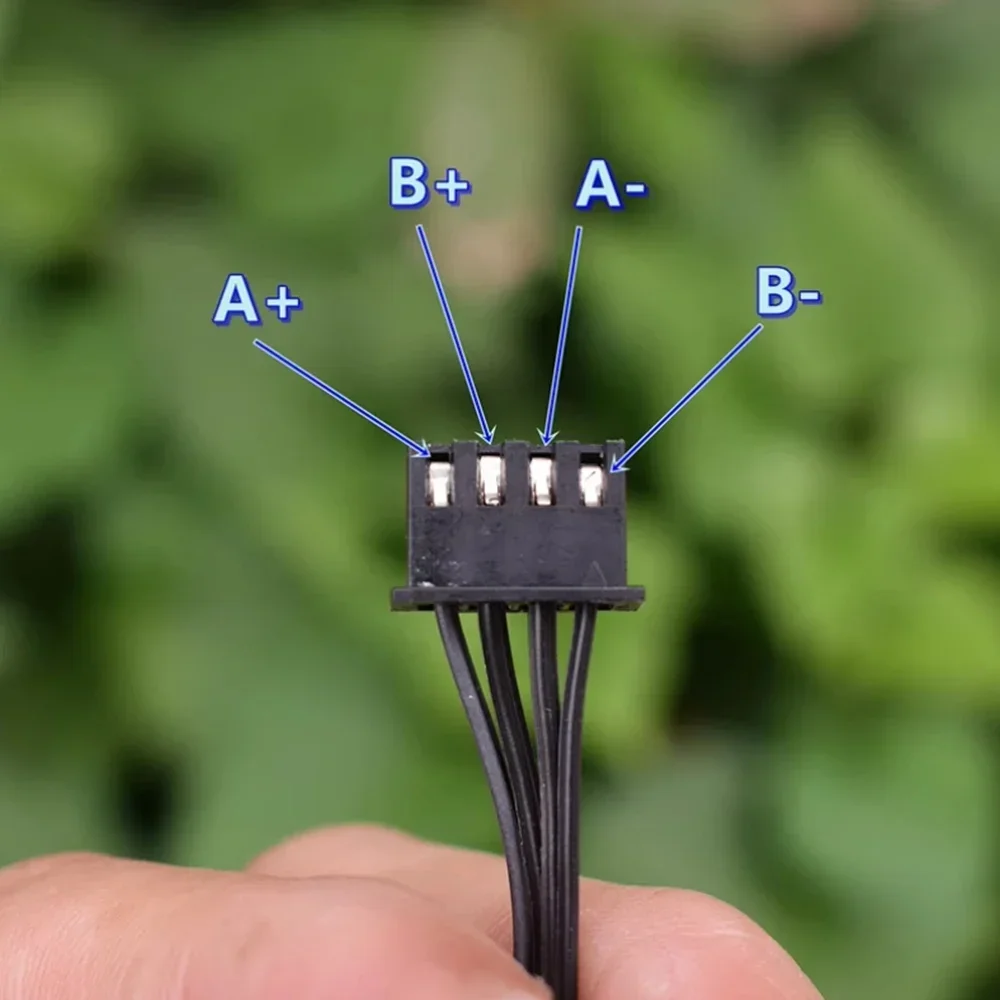 Микро 10-миллиметровый шаговый двигатель 2-фазный 4-проводной маленький проводной