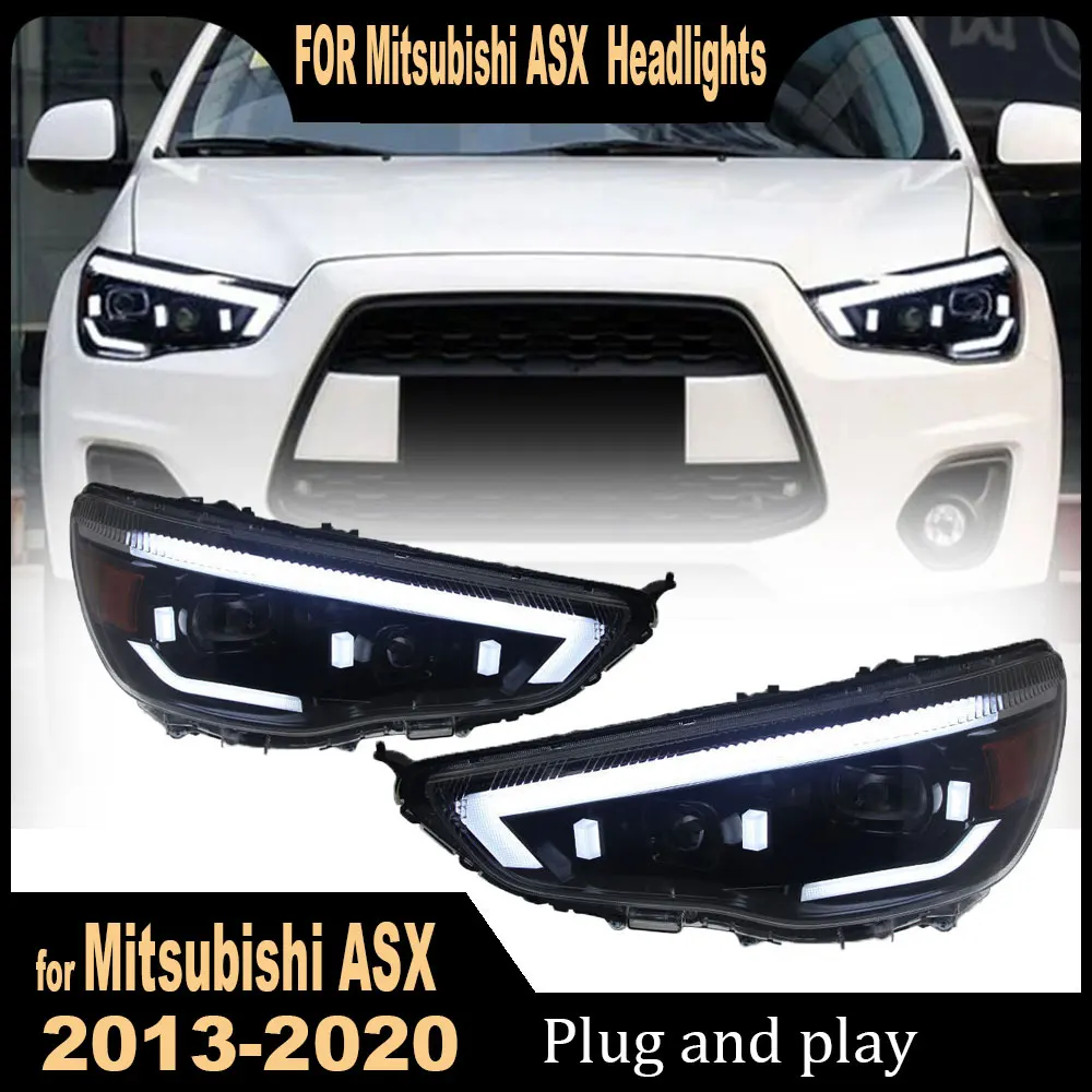 Автомобильные детали фары для Mitsubishi ASX 2013-2020 светодиодные обновленный последний