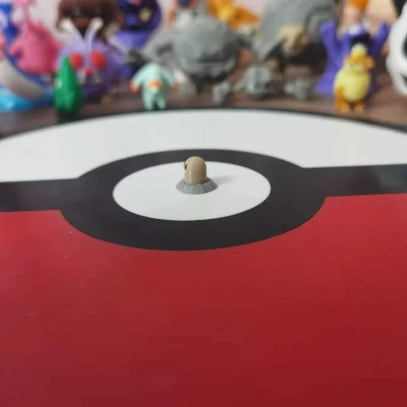 Фигурки аниме Dugtrio Diglett Slowpoke Proportion World 1:20 Diy 3D Печать Милый персонаж мультфильма