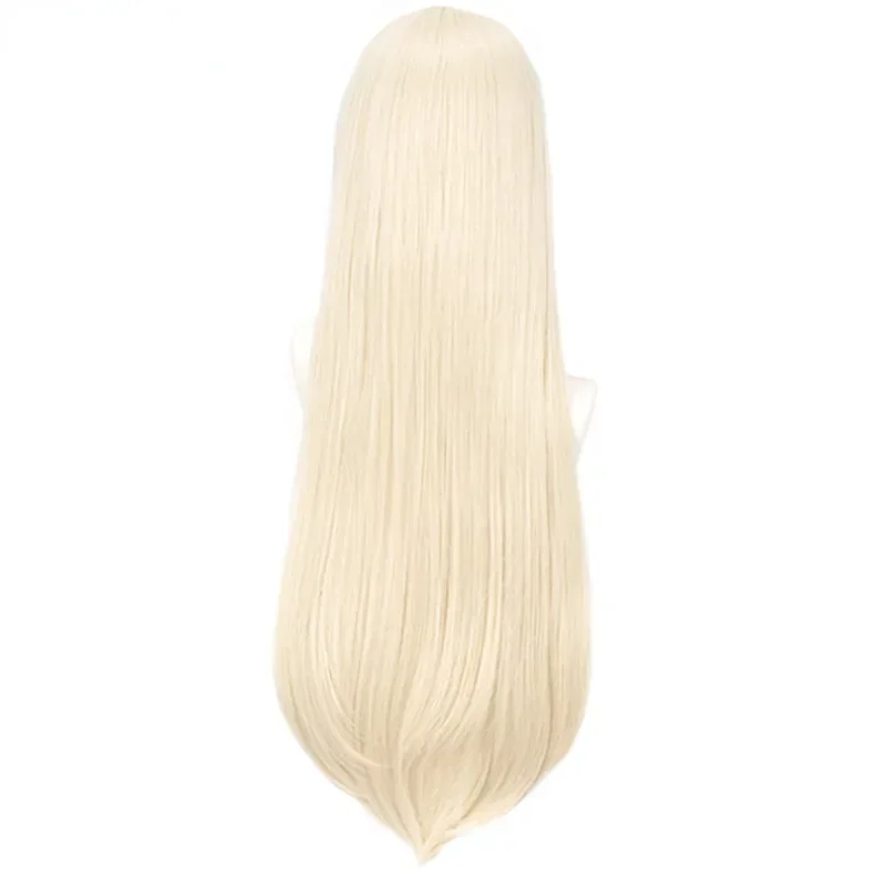 Аниме Косплей Kakegurui Runa Yomozuki Парики Длинный прямой парик Натуральное золото с