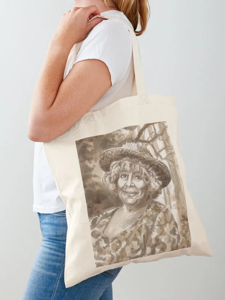 Большая сумка Miriam Margolyes для женщин тканевая милая сумка-тоут эко-холщовая