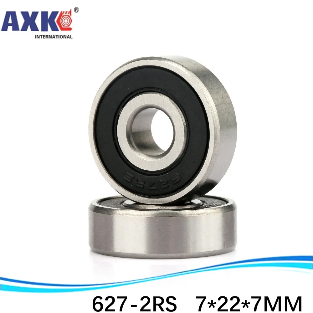 

1pcs double Rubber sealing cover deep groove ball bearing 627-2RS 7*22*7 mm