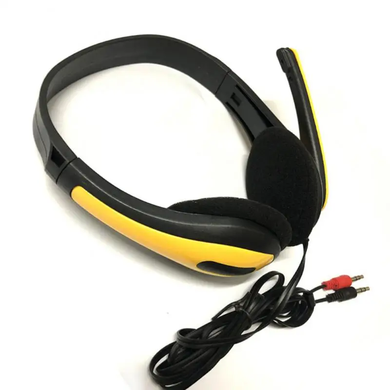 

Head-mounted Wired HeadsetMultiple Platfor Volume Control Bass Surround Noise Cancelling Microphone Memory Protein Ear Cushions