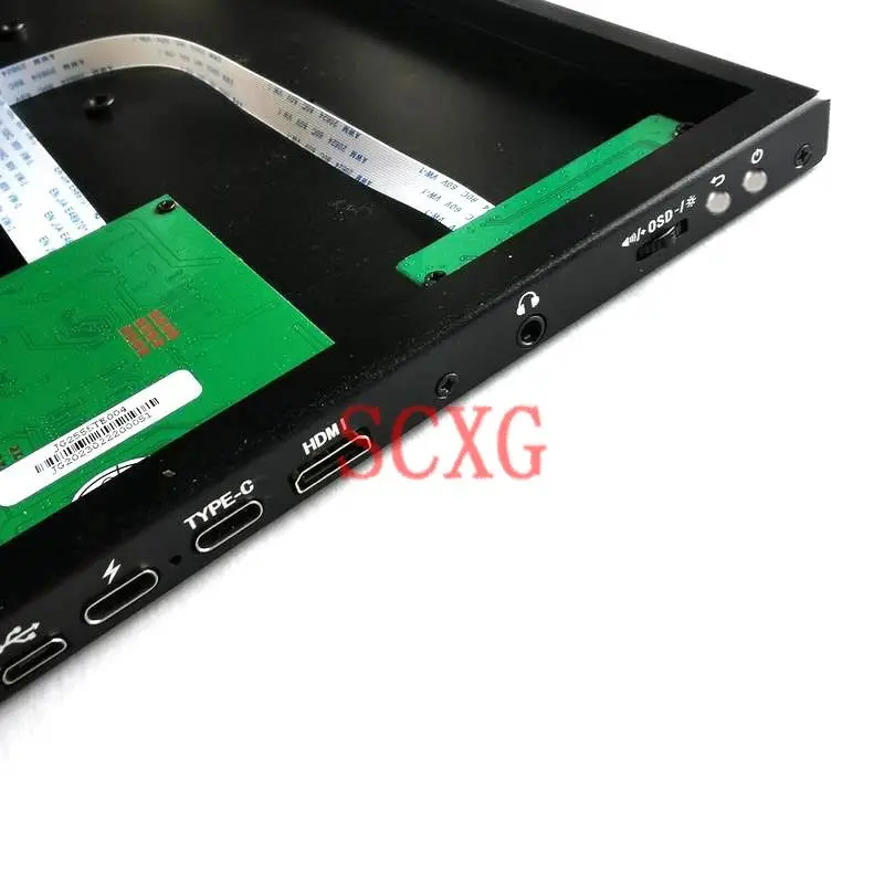 For LP133WH2 M133NWN1 N133BGE 13.3" 2TYPE-C 30 Pin EDP HDMI-Mini 1366*768 USB Micro Metal Case+LED Controller Board Modified Kit images - 6