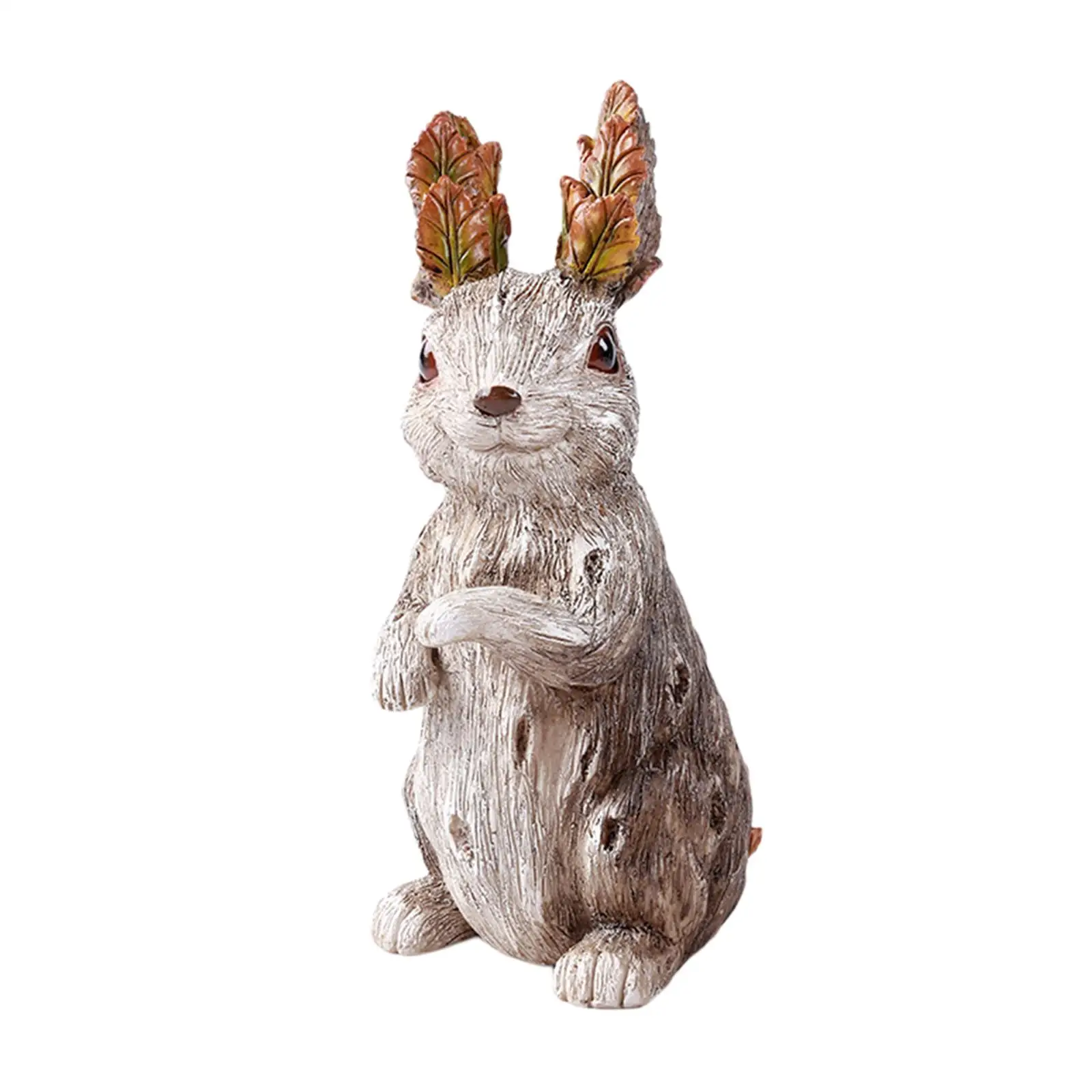 

Resin Rabbit Figurine Animal Sculptures Artwork for Lawn Outdoor Decoration