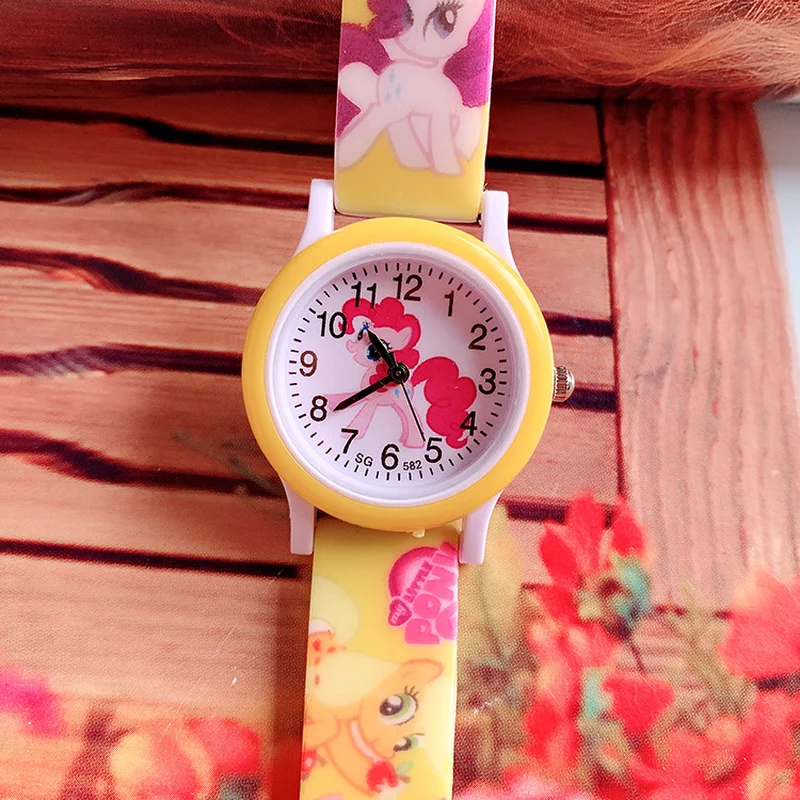 

2021 new pony print silicone band kids watch girl cute cartoon quartz watch wrist watch
