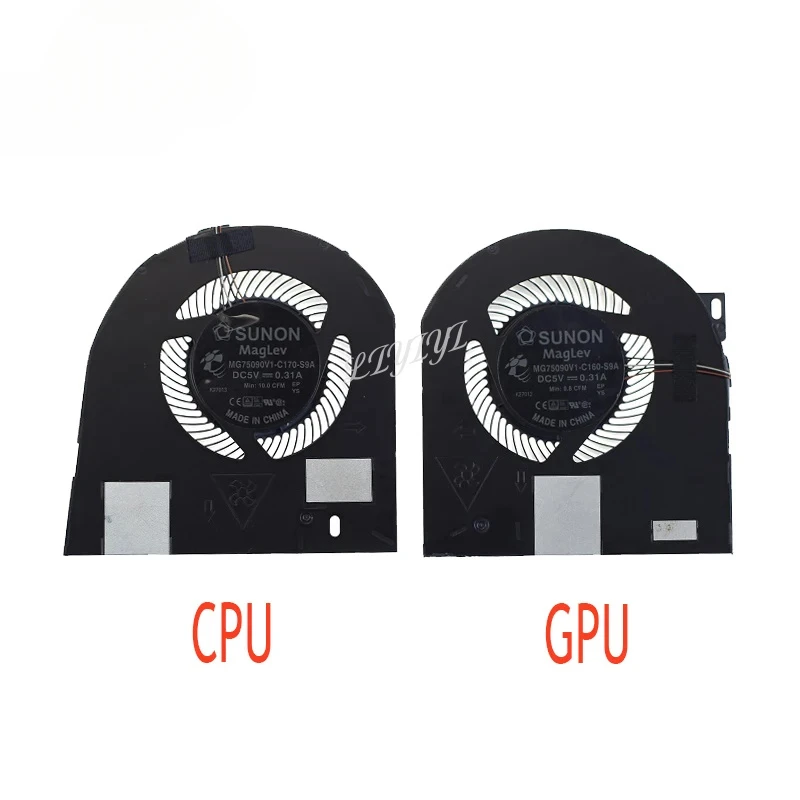 Новый оригинальный вентилятор охлаждения процессора и графического для DELL Precision