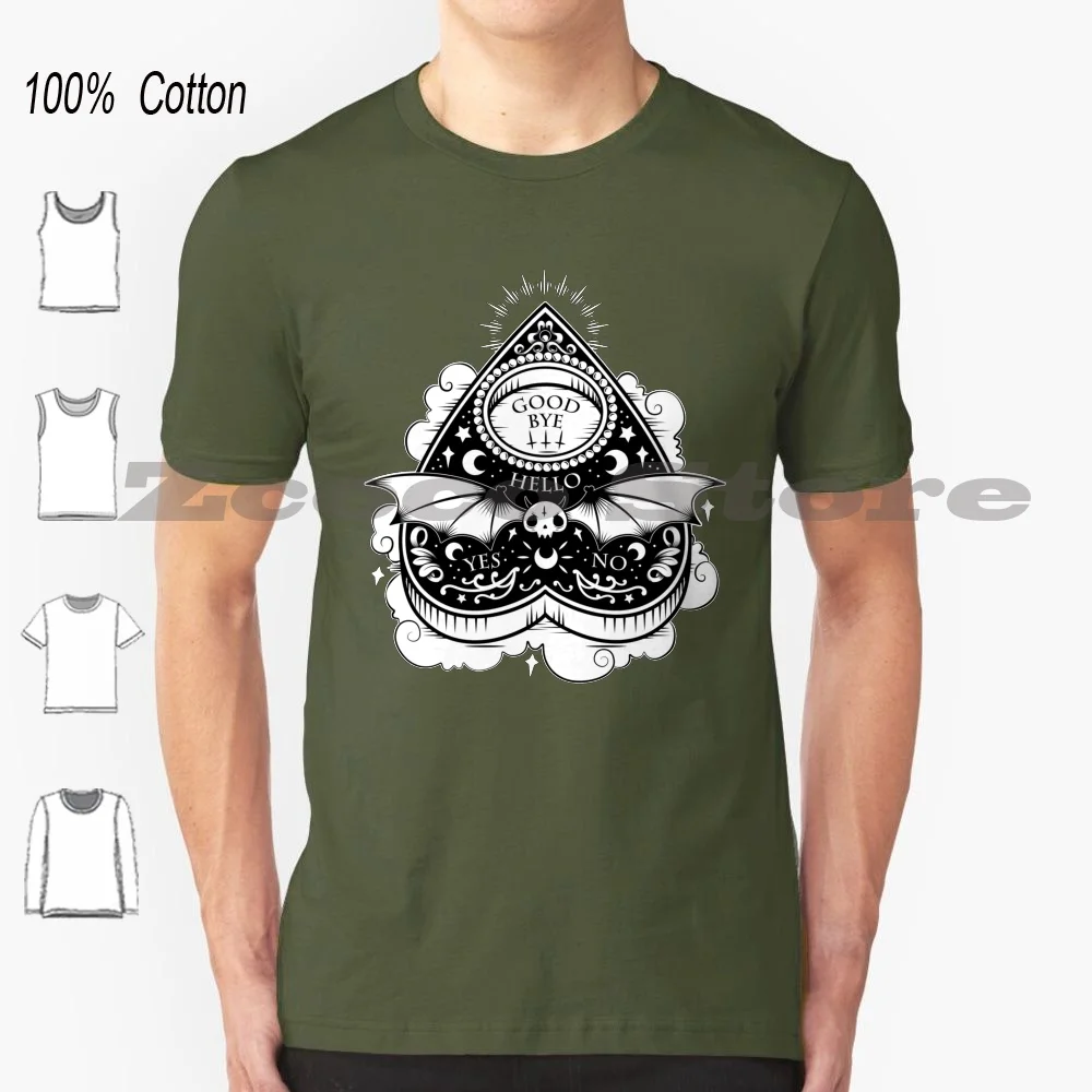 Ouija ужасная Футболка 100% хлопок для мужчин и женщин персонализированный рисунок