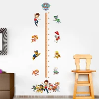 paw patrol anime figure chase skye pvc height wall sticker wallpaper for kid room bedroom living room kindergarten birthday gift