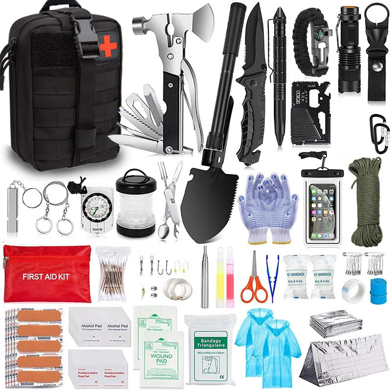

Outdoor survival tools Emergency First Aid Survival Kit Tactical Camping Gear Outdoor hiking emergency camping equipment