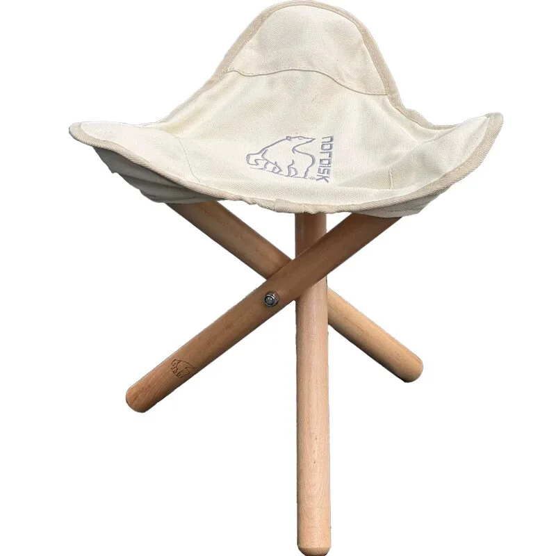 Роскошный большой белый медведь складной стул с тремя ногами для улицы твердый