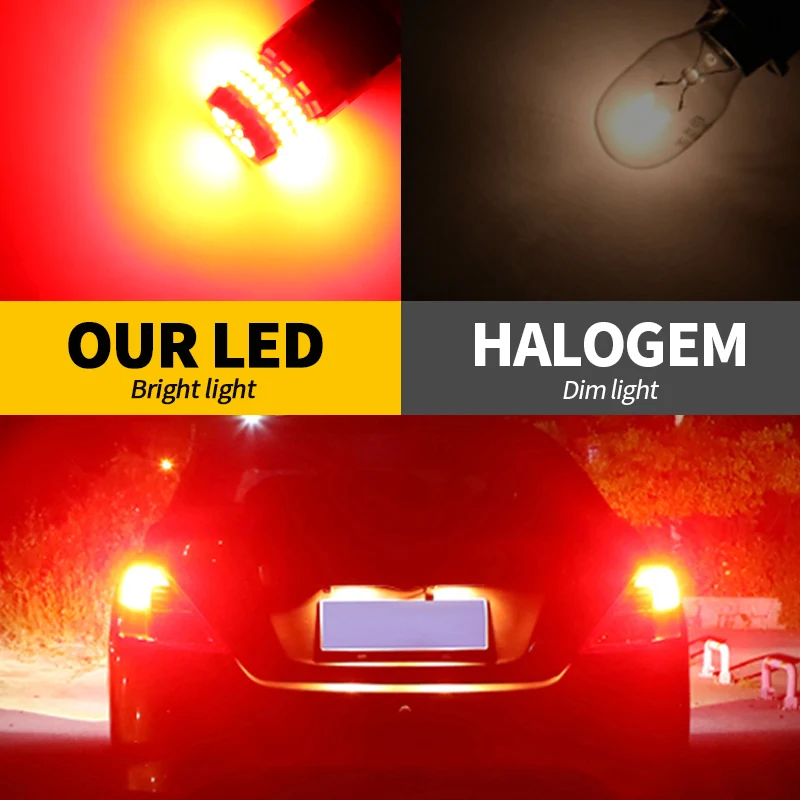 2 шт. лампа заднего света W21/5W 7443 T20 Canbus для Subaru Forester Impreza 2002-2016 Legacy Outback XV 2012 2013 2014