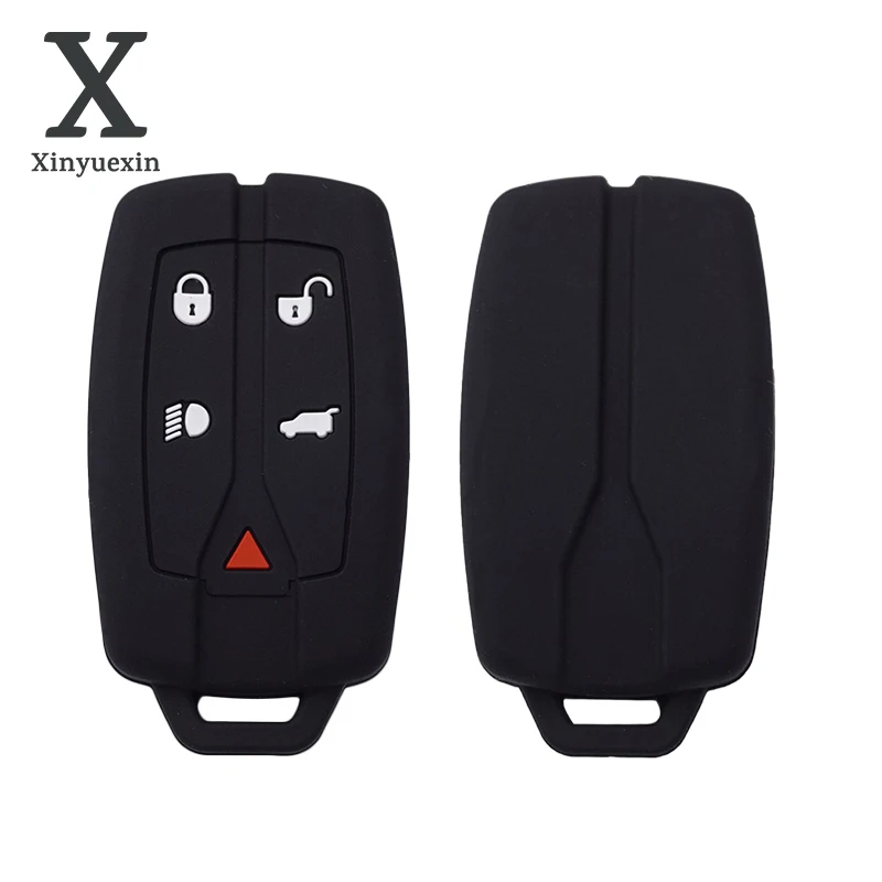 Чехол Xinyuexin для ключа автомобиля резиновый силиконовый Land Rover Freelander 2 2008-2012 |