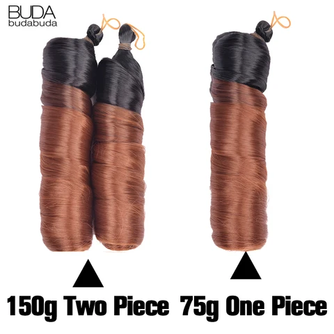 Синтетические косы BUDABUDABUDA, свободные волны, 24 дюйма, высокотемпературное волокно