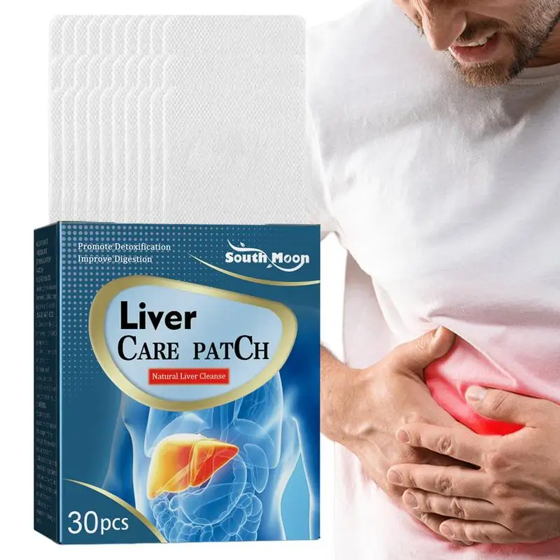 

Liver Health Patches Herbal Liver Patch For Liver Nursing 30pcs Deep Penetration Liver Cleansing Patches To Relieve Discomfort